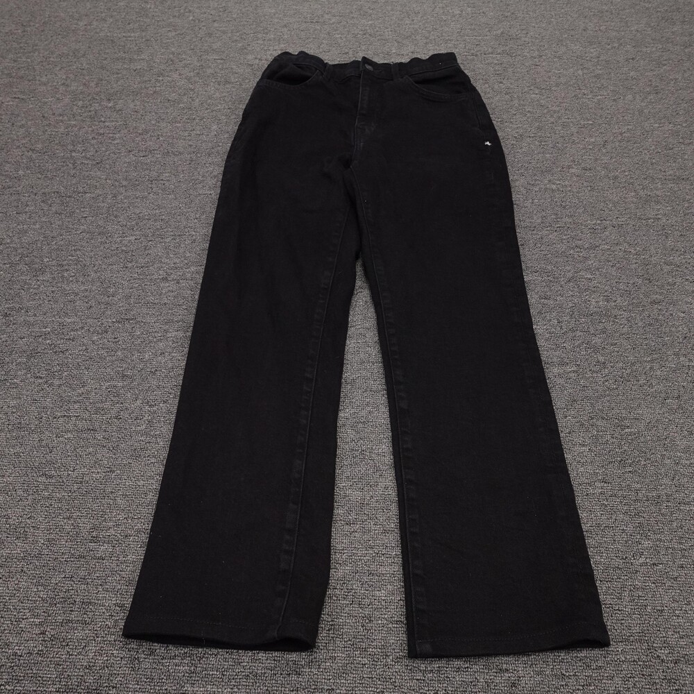 Imogene And Willie Sophie Jeans Womens 25 Black High Rise Straight 25x29 Denim